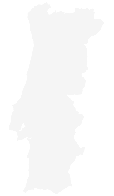 canhify locations over portugal's map